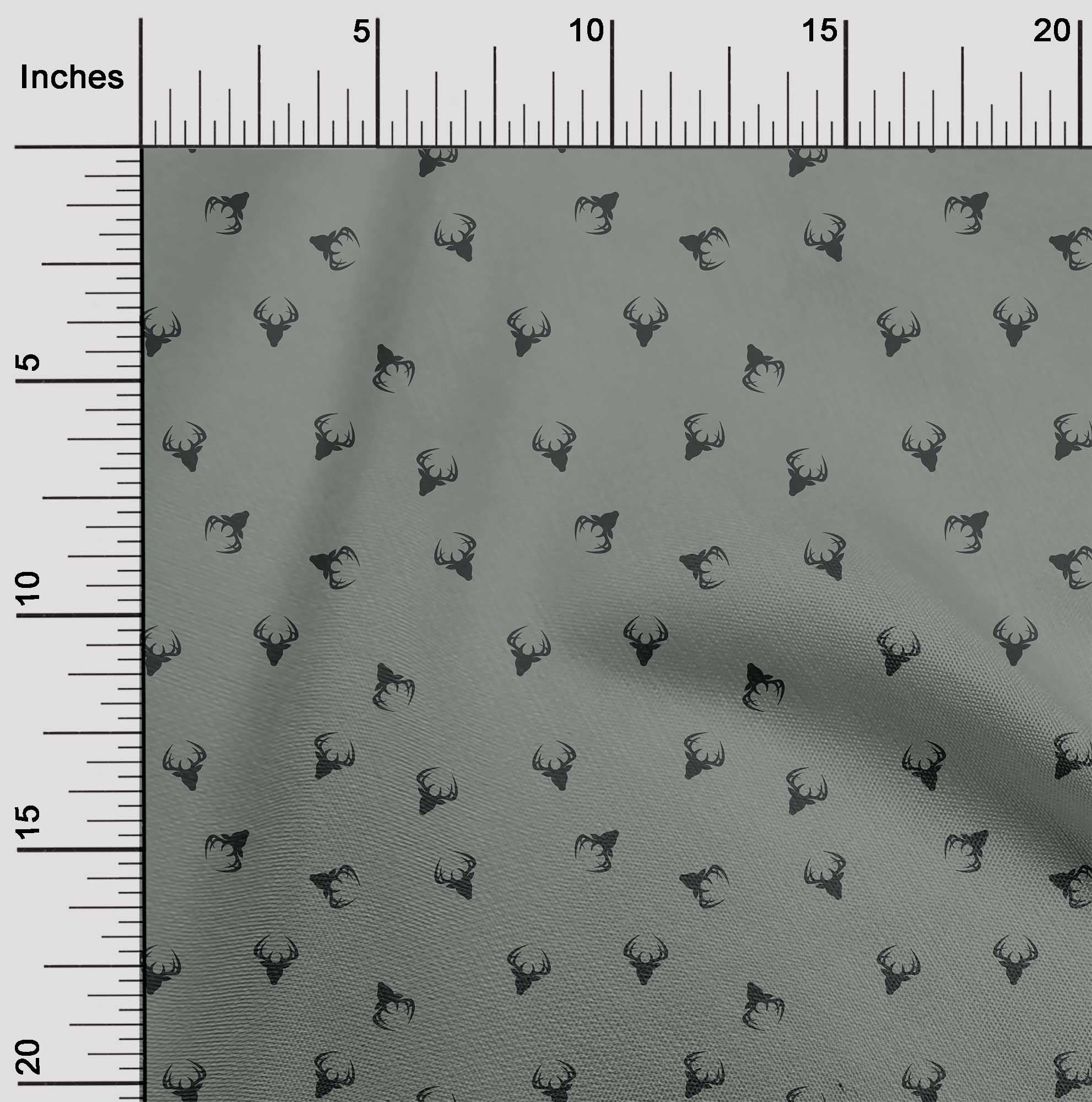 oneOone Polyester Spandex Gray Fabric Christmas Dress Material Fabric Print Fabric By The Yard 56 Inch Wide