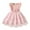 Red, variant on Ruyang Toddler Baby Tulle Dress Bow Flower Print Pleated Smocked Dresses Elegant Cute Ruffles Sleeve Summer Casual Dresses