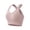 Beige, variant on WHEANG Sports Bras for Women Plus Size Wirefree High Impact Crisscross Back Sports Bra Adjustable Hook‑and‑Eye Workout Bra for Yoga Fitness Gym Running Size L Gray