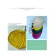 thumbnail image 4 of 1pc Natural Palm Leaf Woven Handmade Wedding Fan, Yellow Portable Hand-Cranked Fan, Detachable Handmade Raffia Fan, Wedding Gift Fan, 4 of 5