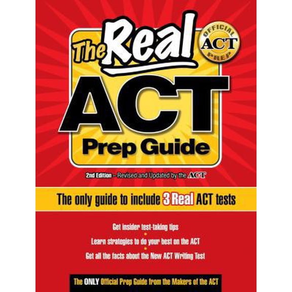 Pre-Owned The Real ACT Prep Guide: The Only Official Prep Guide from the Makers of the ACT (Paperback) 0768926750 9780768926750