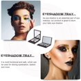 thumbnail image 4 of FFIY 2Pcs Magnetic Eyeshadow Makeup Palette Empty Cosmetic Palette with Mirror Refillable Blush Lipstick Case Box for Blush Eyeshadow Lipstick Blush Powder As Shown 2, 4 of 9