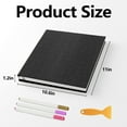 thumbnail image 3 of TickJOY Self Adhesive Photo Album Book 11×10.6" – Linen Large Scrapbook Album de Fotos for 4x6, 5x7, 8x10 Pictures, 40 Pages Magnetic Photo Album Scrapbook with 3 Metallic Pens – Black, 3 of 7