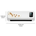 thumbnail image 2 of FYHALE 8,000 BTU Wall-Mount Air Conditioner, 250 sq. ft., LED Display, Remote Control, White, 2 of 6