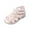 White, variant on AnuirheiH Toddler Shoes Baby Girls Cute Solid Color Bow Hollow Out Non-slip Soft Sole Beach Roman Sandals