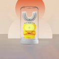 thumbnail image 3 of Cepillo de dientes eléctrico con forma de U de 360 grados con dibujos animados para adultos y niños, cepillo de dientes sónico automático inteligente para niños, cargador USB con luz azul, 3 of 5