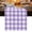 Purple, variant on Yellow Table Runner 48 Inches Long, Country French Rustic Buffalo Plaid Modern Art Kitchen Coffee Dining Table Decoration for Home Party Birthday Wedding Home Decor 13x48 Inches