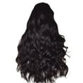 thumbnail image 2 of Bilqis Women's Fashion Wig Black Synthetic Hair Long Wigs Wave Curly Wig, 2 of 9
