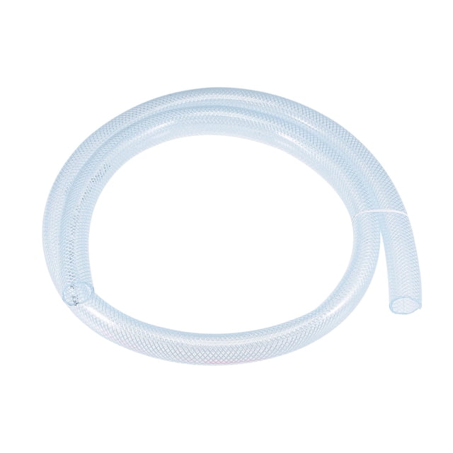 Manguera de agua flexible de PVC trenzado Uxcell 1 pulgada ID 1.18 pulgadas OD