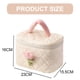 thumbnail image 2 of Lindo bolso de maquillaje floral, bolso grande de pana para maquillaje para mujeres, bolsos de cosméticos de viaje, 2 of 5