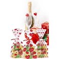 thumbnail image 3 of Valentine's Day Cellophane Gift Bags Candy Bags Red Love Hearts Cellophane Treat Bags Plastic OPP Bags with Twist Ties for Cookies Candy Wedding Party Decoration, 3 of 4