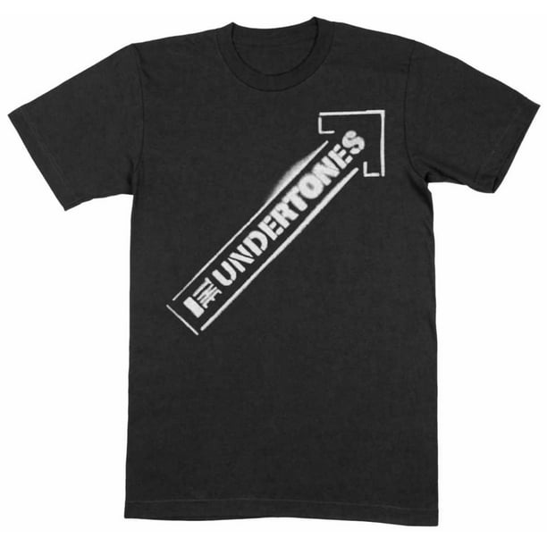 The Undertones - Camiseta Arrow Spray para Adultos Unisex (Negro)