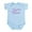 Sky Blue, variant on CafePress - Chapina Bonita Infant Bodysuit - Baby Light Bodysuit, Size Newborn - 24 Months