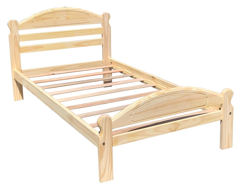 Paletti Pallet Bed Wood Bed Spruce Natural Futon Bed solid wood bed youth bed 