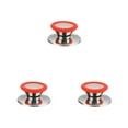 thumbnail image 1 of kurtrusly Bouton de Couvercle de Pot en Acier Inoxydable Anti-Brûlure Remplacement Poignée de Couvercle de Poêle de Cuisine Accessoires Modifiés Rouge Petit 3Ensemble, 1 of 6