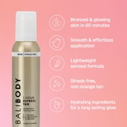 Bali Body Aerated Sunless Self Tanner Foam 1 Hour Express Tan Dark, 4.05 fl.oz