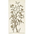 thumbnail image 2 of Zarris, Chariklia 9x14 White Modern Wood Framed Museum Art Print Titled - Custom Sepia Chinoiserie I, 2 of 4