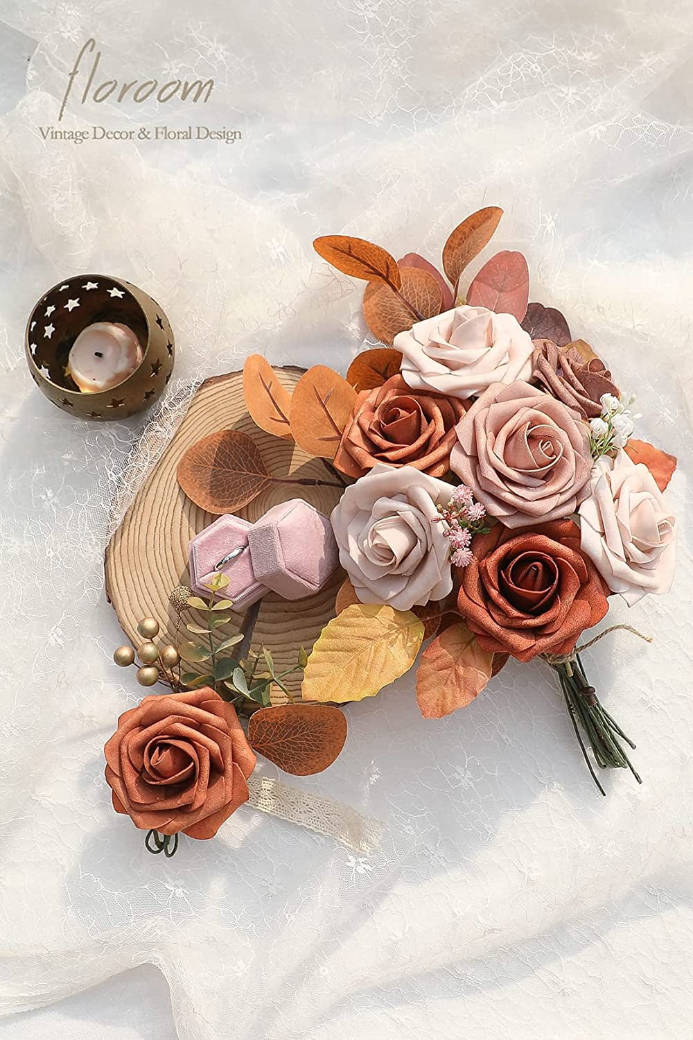 Artificial Flowers 25pcs Real Looking Emerald Green Ombre Colors Foam Fake Roses with Stems for DIY Wedding Bouquets Bridal Shower Centerpieces Sage Green Floral Arrangements Tables Decoration