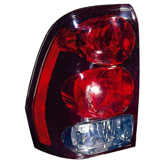 KAI New CAPA Certified Standard Replacement Driver Side Tail Light Assembly, Fits 2002-2009 Chevrolet Trailblazer