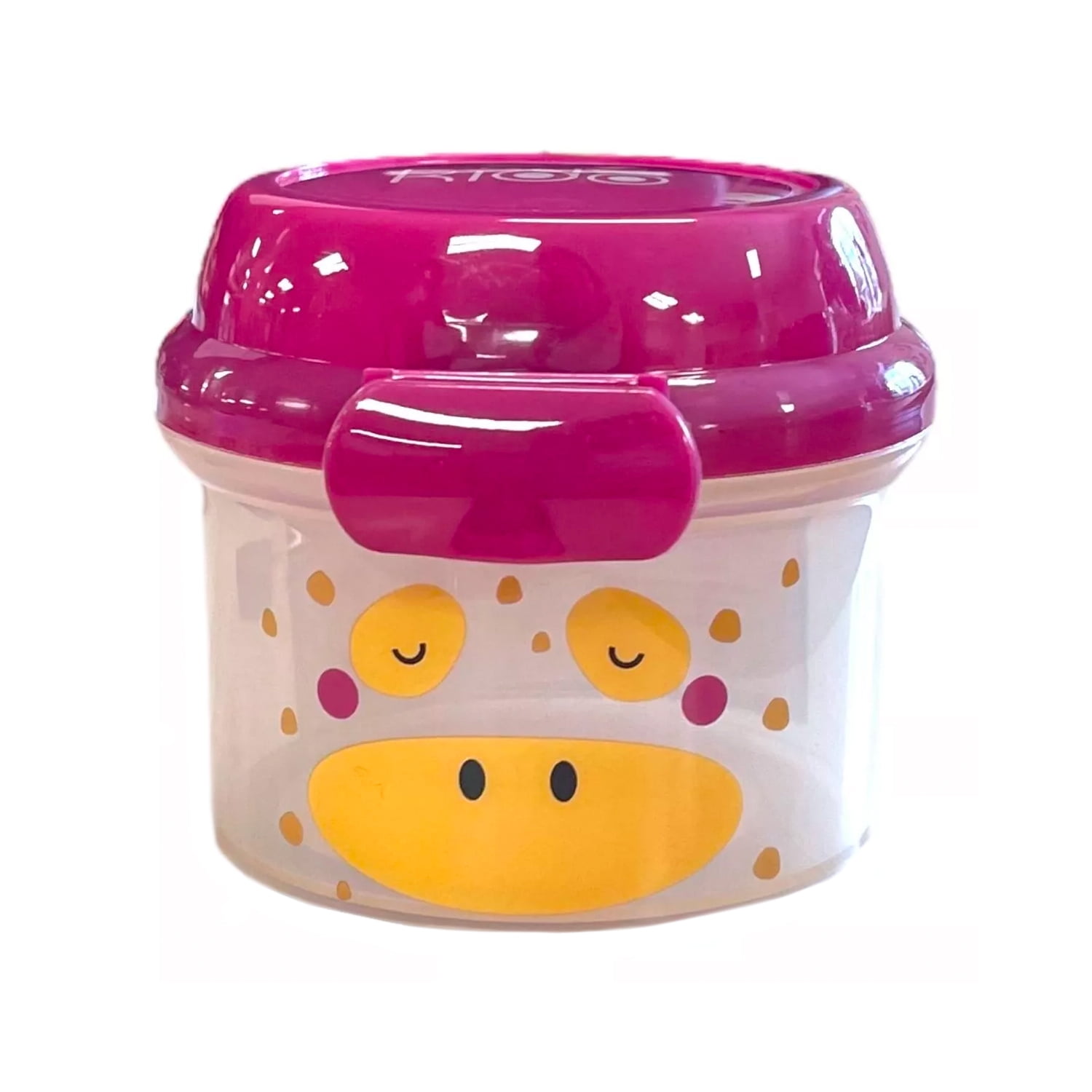 Porta Snack Animal Collection Ii 280 Ml Beige/Blanco/Azul - Kido