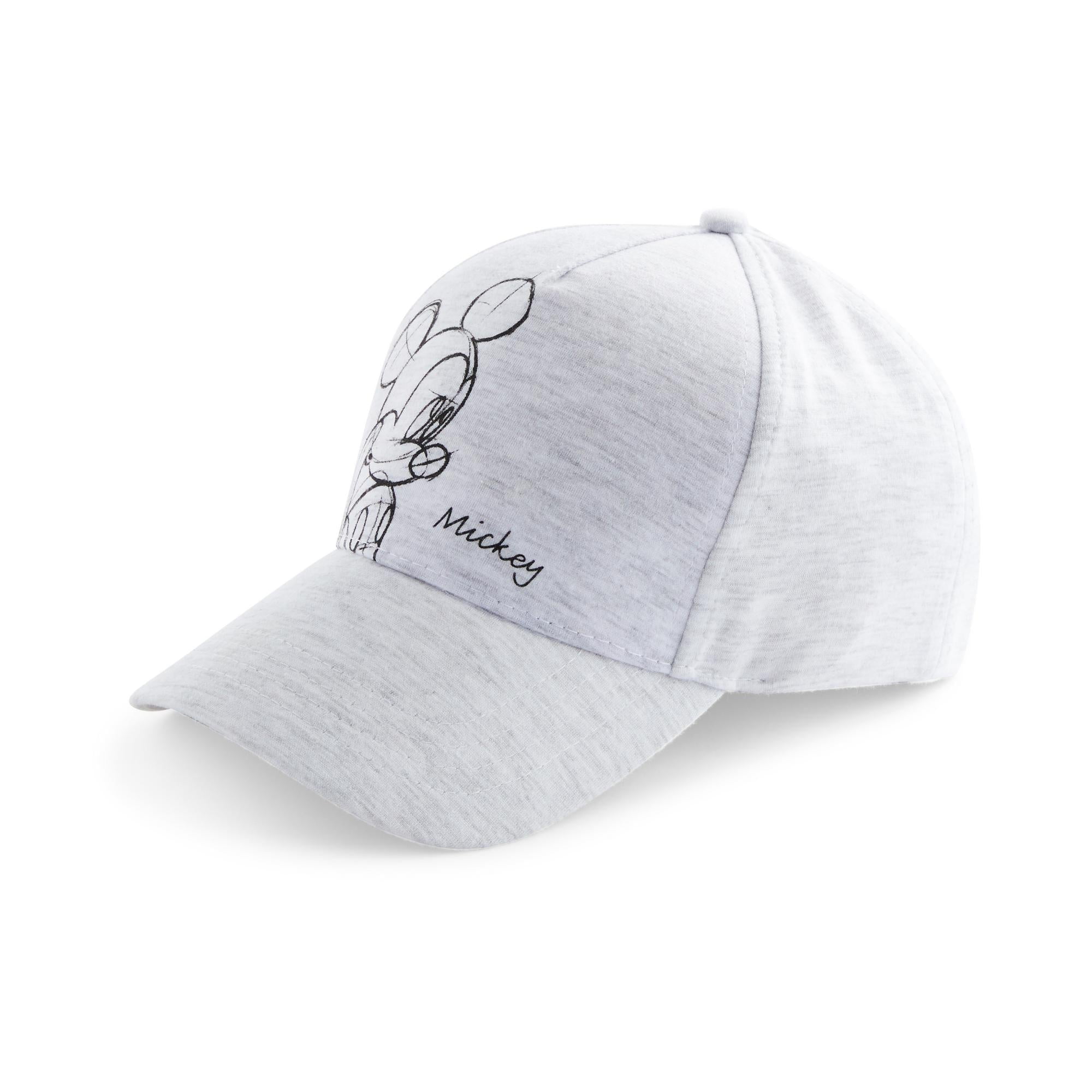 Disney Mickey Mouse Gray Sketch Print Baseball Hat Cap Primark Exclusive