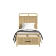 thumbnail image 3 of Picket House Furnishings Woodridge Twin Storage Bed in Natural, 3 of 8