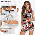 thumbnail image 5 of Yuyamidu Camo Hunting Golf Dresses for Women Size M Casual Athletic Dress Half-Zip Collar Sports Activewear Dress Built in Shorts Tennis Dresses, 5 of 7