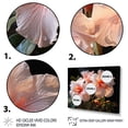 thumbnail image 3 of Designart "Hibiscus love expression I" Floral Floater Framed Canvas Wall Art, 3 of 7