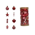thumbnail image 2 of RuiJiao Shatterproof Plastic Christmas Ball Ornaments Set, 31Pcs Multi-Color Holiday Decorations for Tree and Party (Gold, Coffee, Rose Gold, Pink, Red, Silver), 2 of 6