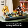 thumbnail image 4 of LEGO Icons Autumn Cottage Garden Building Set for Adults, Ages 18+ - Whimsical Room Decor for Office, Bedroom, or Book Shelf - Building Blocks for Crafting Fans - Gift Idea for Birthdays - 11372, 4 of 9