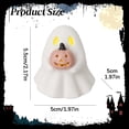 thumbnail image 3 of LED Halloween Tabletop Ornament Set | Oimcto Light-Up Pumpkin Figurines with Warm Glow for Mantel, Shelf & Tray Display - Ghost Pumpkin, 3 of 4
