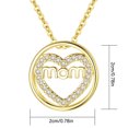thumbnail image 3 of Collar para mujer, joyería para mujer, joyería para mujer, collar en forma de corazón, joyería de moda, colgante conmemorativo perfecto, joyería, regalo, un collar, 3 of 5