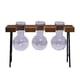 thumbnail image 2 of Fiudx Ofertas flash Artículos en oferta Terrario para plantas con soporte de madera, jarrón de cristal con bombilla, mesa retro giratoria de metal para hidroponía, decoración del hogar, jardín, ofici, 2 of 7