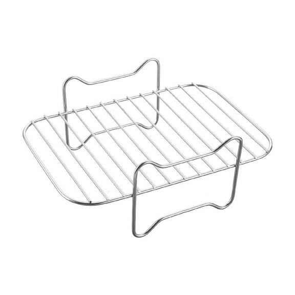 TERGAYEE Air Fryer Accessories,Stainless Steel Airfryer Grill Pan,Oven Grill Steam Rack,Multi-purpose Air Fryer Accessories Dehydrator Rack