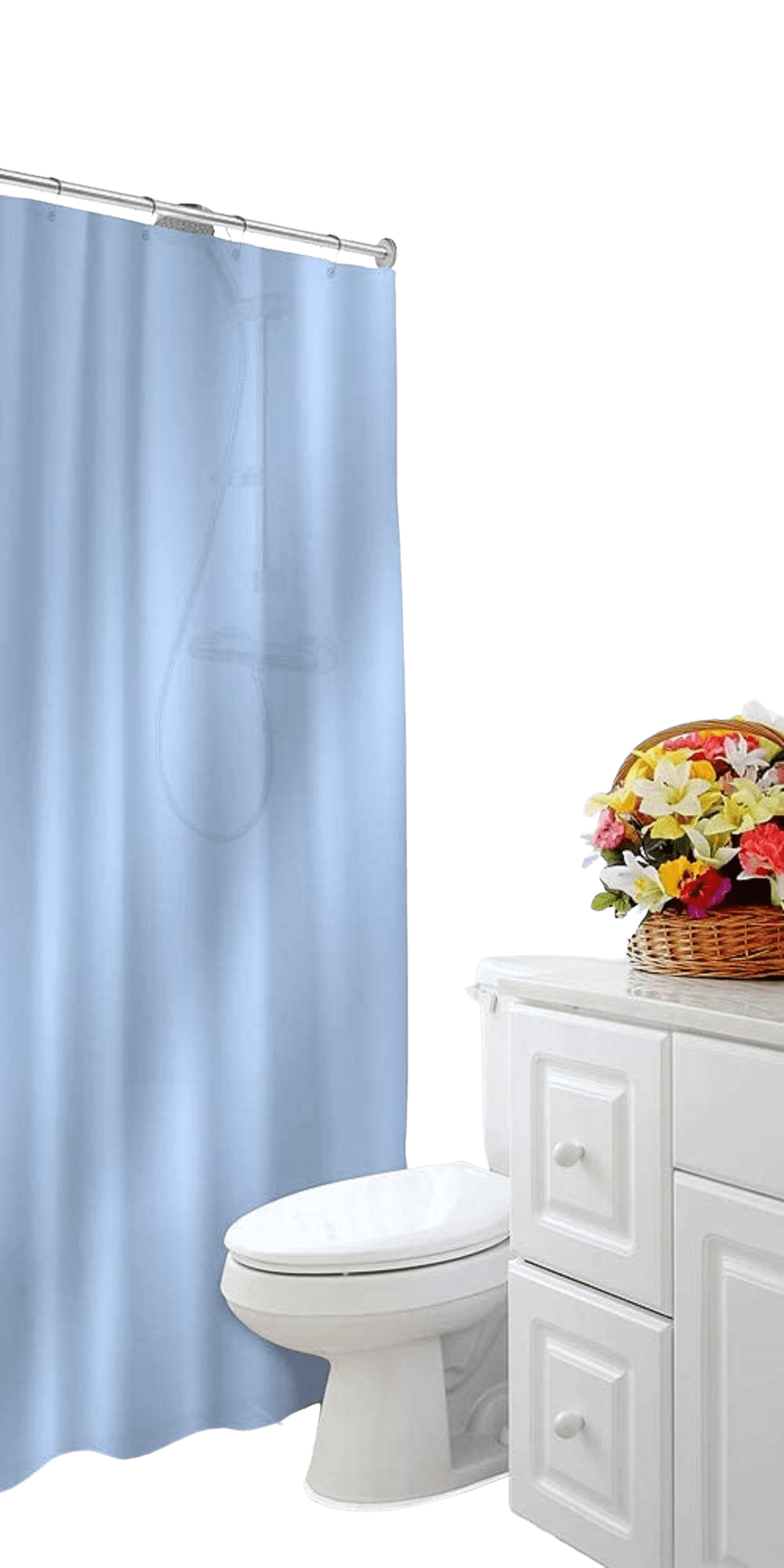Dependable Industries Shower Curtain Liner Mildew Resistant