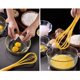 thumbnail image 3 of Whisk Egg Beater, Manual Solid Silicone Egg Beater Flour Cream Whisk Mixer Kitchen Baking Tools Dark Yellow, 3 of 4