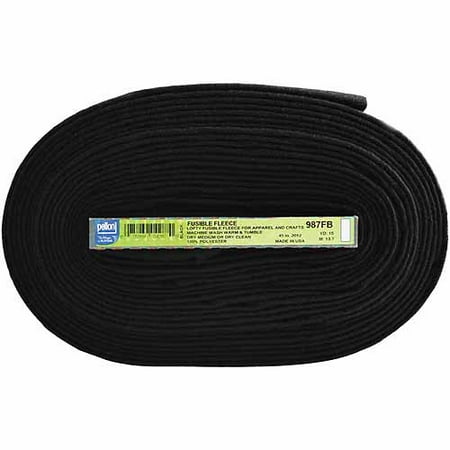 Pellon Fusible Fleece, 45" x 15 yds, Black