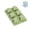 Green, variant on Silicone Tulip Shape Giant Ice Cubes Molds for Bourbon, BPA Free Large Flower Ice Tray for Soups Frozen Treats & Entertaining