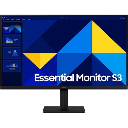 Restored Samsung  LS27D30DGANXZA 27" S30GD Essential IPS Display FHD Monitor, Black (Refurbished)
