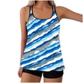 thumbnail image 2 of Warop Women's Tankini Swimsuit Set, Printed with Wide Straps, Two-Piece Beachwear for Swimming and Beach, 2 of 5