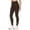 Dark Brown, variant on Avalanche Women's Soft High Waist Full Length Hiking Legging With Pockets