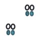 thumbnail image 4 of Seitruly 1 par de almohadillas para los oídos, auriculares con cancelación de ruido, orejeras ovaladas, reemplazo de la cubierta para los Azul negro 2Conjunto, 4 of 6