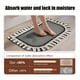 thumbnail image 5 of Alfombra de Baño Antideslizante, Tapete Absorbente para Suelo, Alfombra de Entrada con Superficie de Lino, 60 x 40 cm para Baño, Dormitorio, Pasillo, 5 of 6
