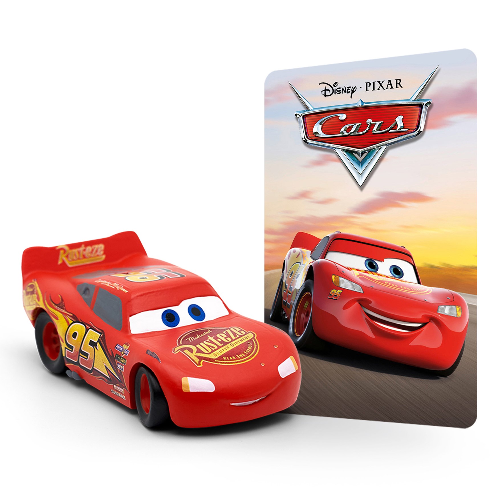 tonies Toniebox 2 Bundle with Lilo et Stitch, Cars: Lightning McQueen, and Vaiana – Sunset Red (French)