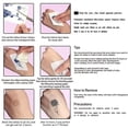 thumbnail image 2 of Semi Permanent Lotus Tattoos Body Art Totem Waterproof Temporary Tattoo Sticker For Women Men, 2 of 5