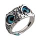 thumbnail image 1 of Jumpingount Hermoso anillo de búho de ojo de demonio Retro Vintage Animal anillos abiertos anillos de dedo ajustables fiesta aniversario Ropa, zapatos y accesorios Miscelánea, 1 of 6