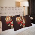 thumbnail image 2 of MKHERT American Football Player Pillowcase Pillow Protector Cushion Cover 20x30 inch,Set of 2, 2 of 3