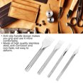thumbnail image 4 of Professional Leather Craft Hole Punch Stitching Tools Set Stainless Steel, 4 Sizes Quick And Effortless Punching, Anti Slip Handle, For Professionals And Amateurs, 4 of 8
