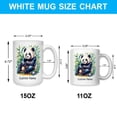 thumbnail image 5 of Personalized Cute Panda 2 Coffee Mug 11oz 15oz - Custom Name Ceramic Cup - Special Gift for Panda Lovers, Parents, Girlfriend, Siblings, Kids, Wildlife Enthusiasts, Animal Fans, 5 of 6