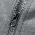 thumbnail image 7 of Timoontee Men's Sherpa Lined Jacket Warm Thickened Fleece Coats Casual Comfy Lapel Jacket Coat Solid Full Zip Outerwear Winter Trendy Coats Gray XXL, 7 of 7